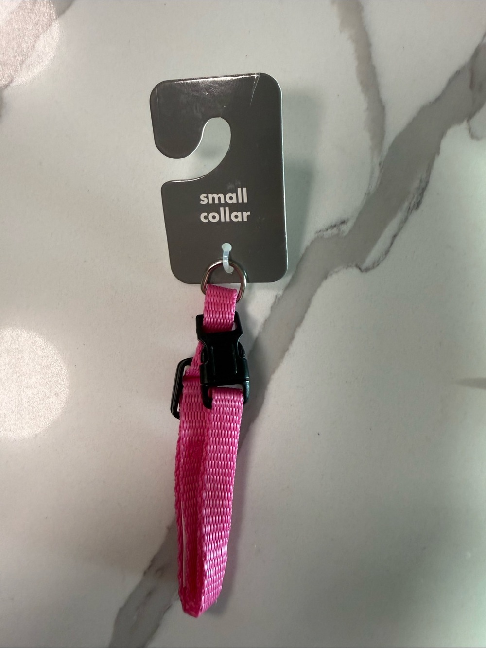 Stout Stuff Pet Dog Sturdy Solid Collar Pink Adjustable Small 8-12 New